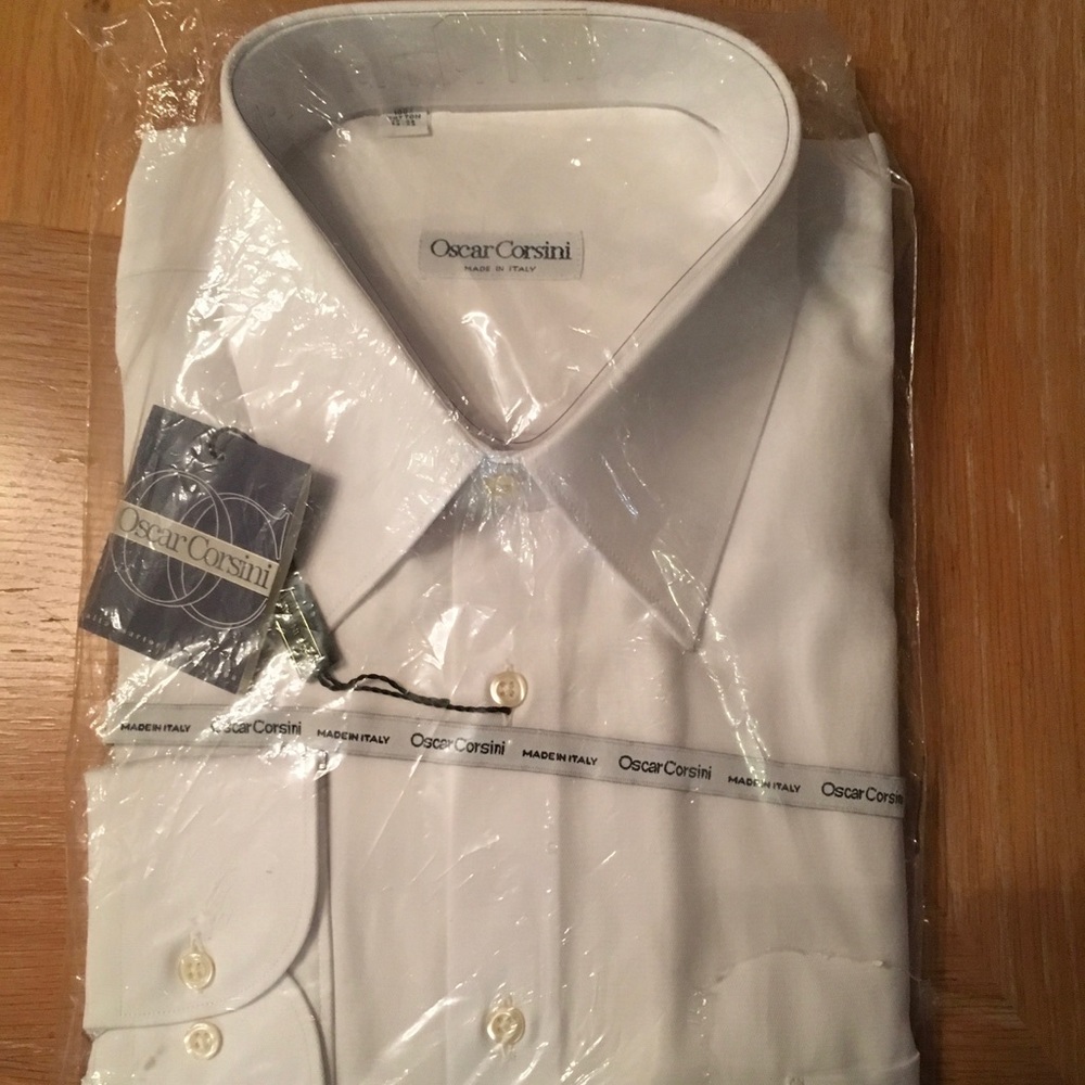 NWT Oscar Corsini Dress Shirt